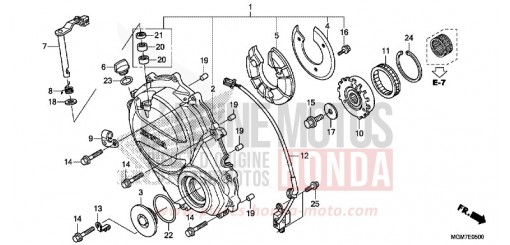 PANNEAU CARTER-MOTEUR D. CB600FAD de 2013